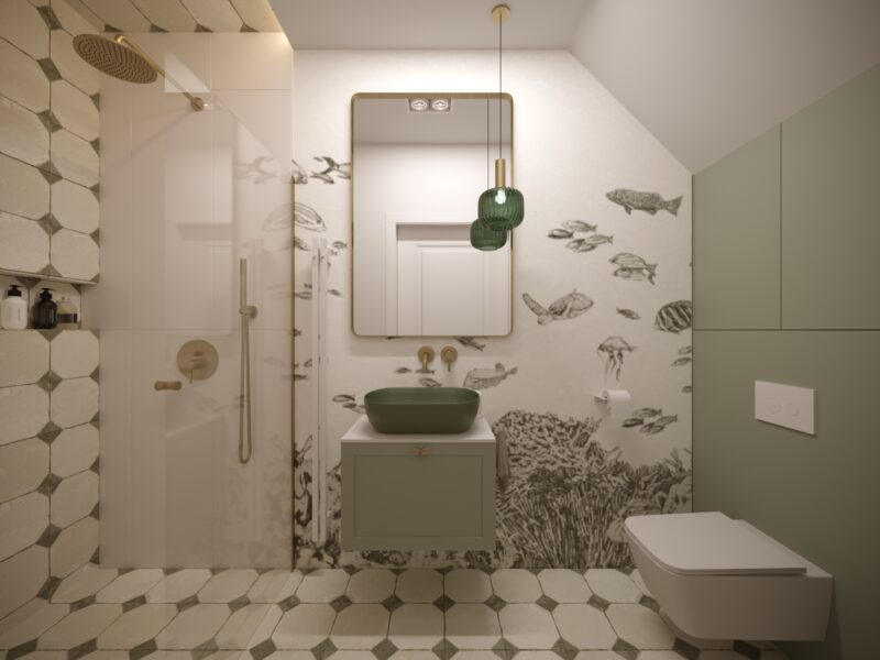 Projekt łazienek